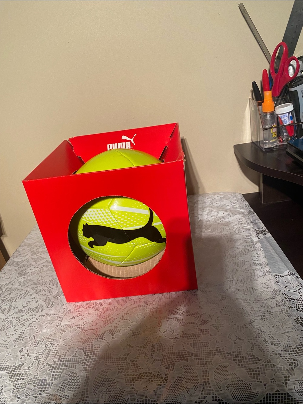 New PUMA Attacanto Graphic Soccer Ball Size 5